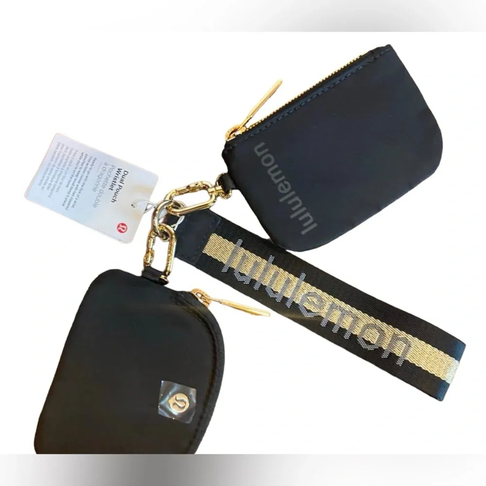 NWT Lululemon dual pouch wristlet